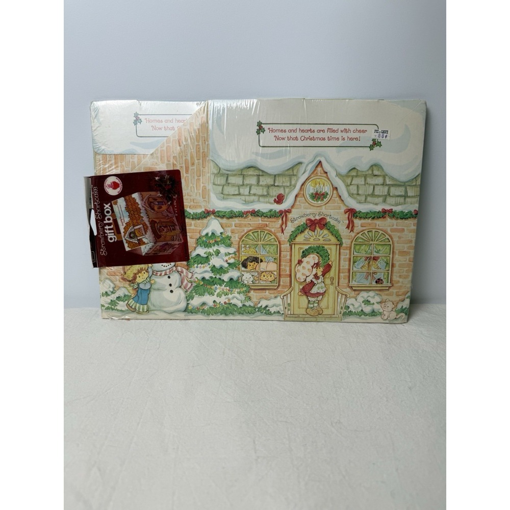 Strawberry Shortcake VTG Christmas Gift Box Pop Up Toy Shop New Sealed NOS 1982